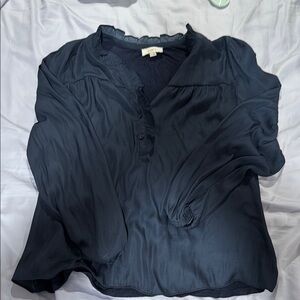 LOFT Midnight Blue Blouse